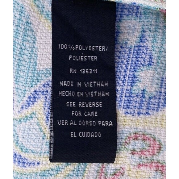 RN Studio Dress 8 Ronni Nicole Retro Sheath Coastal Preppy Paisley Print New - Picture 6 of 12